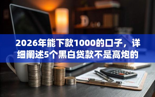2026年能下款1000的口子，详细阐述5个黑白贷款不是高炮的app