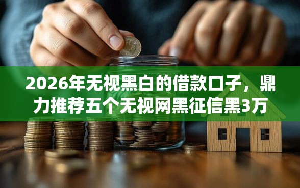 2026年无视黑白的借款口子，鼎力推荐五个无视网黑征信黑3万贷款秒款app名单