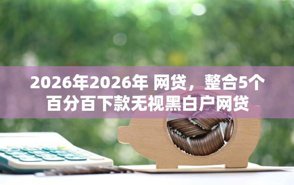 2026年2026年 网贷，整合5个百分百下款无视黑白户网贷