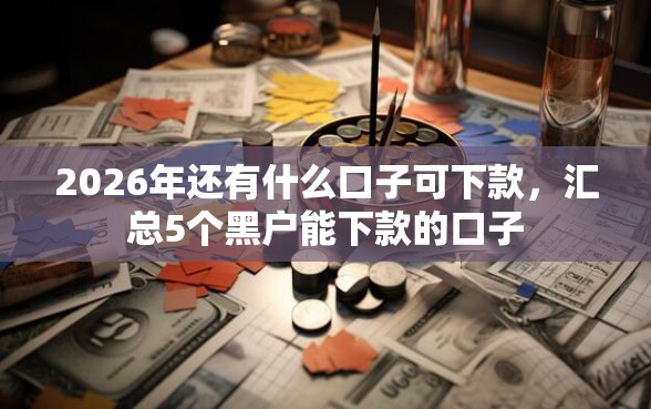 2026年还有什么口子可下款，汇总5个黑户能下款的口子