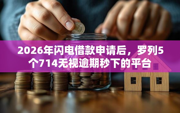 2026年闪电借款申请后，罗列5个714无视逾期秒下的平台