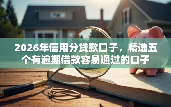 2026年信用分贷款口子，精选五个有逾期借款容易通过的口子
