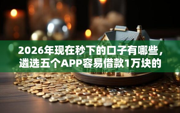2026年现在秒下的口子有哪些，遴选五个APP容易借款1万块的口子