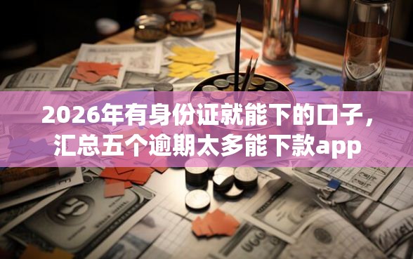 2026年有身份证就能下的口子，汇总五个逾期太多能下款app