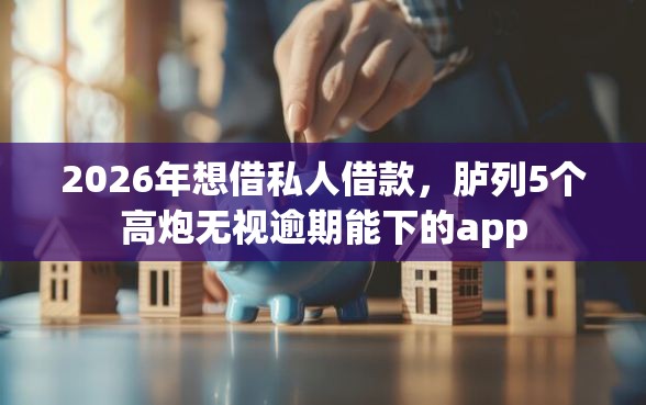 2026年想借私人借款,胪列5个高炮无视逾期能下的app 2026年想借私人借款,胪列5个高炮无视逾期能下的app