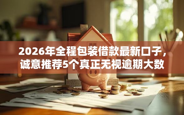 2026年全程包装借款最新口子，诚意推荐5个真正无视逾期大数据的网贷软件