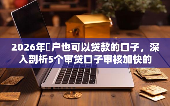 2026年黒户也可以贷款的口子，深入剖析5个审贷口子审核加快的软件