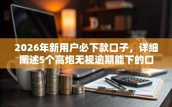2026年新用户必下款口子，详细阐述5个高炮无视逾期能下的口子