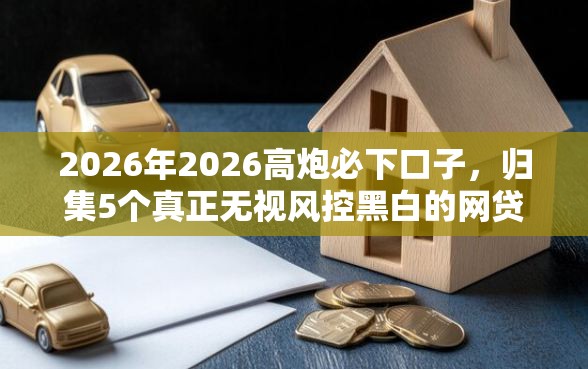2026年2026高炮必下口子，归集5个真正无视风控黑白的网贷口子