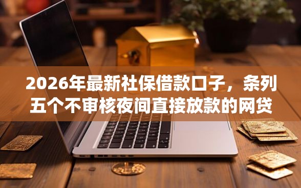 2026年最新社保借款口子，条列五个不审核夜间直接放款的网贷app