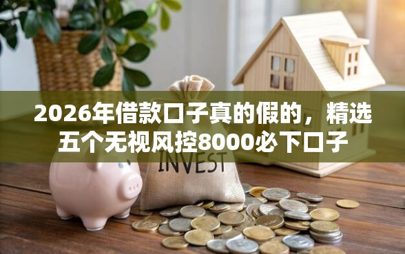 2026年借款口子真的假的，精选五个无视风控8000必下口子