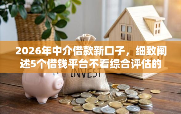 2026年中介借款新口子，细致阐述5个借钱平台不看综合评估的平台