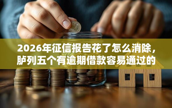 2026年征信报告花了怎么消除，胪列五个有逾期借款容易通过的口子
