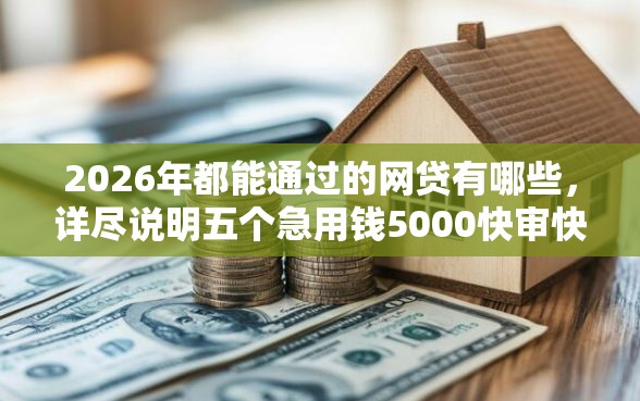 2026年都能通过的网贷有哪些，详尽说明五个急用钱5000快审快贷无需征信软件