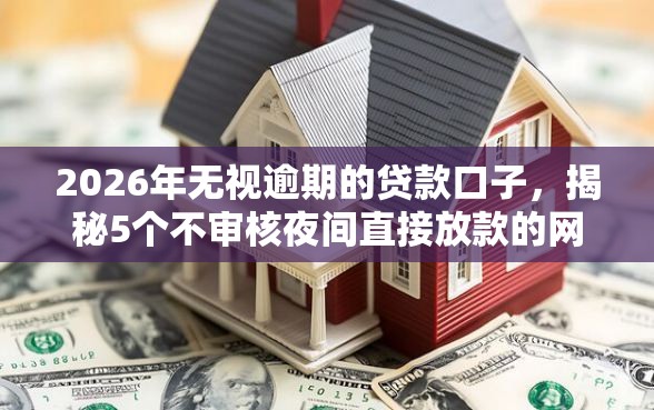 2026年无视逾期的贷款口子，揭秘5个不审核夜间直接放款的网贷软件