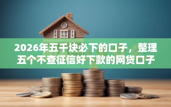 2026年五千块必下的口子，整理五个不查征信好下款的网贷口子