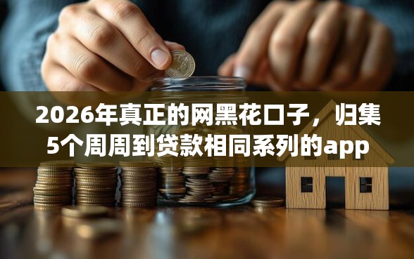 2026年真正的网黑花口子，归集5个周周到贷款相同系列的app