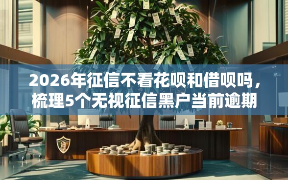 2026年征信不看花呗和借呗吗，梳理5个无视征信黑户当前逾期必下款的口子