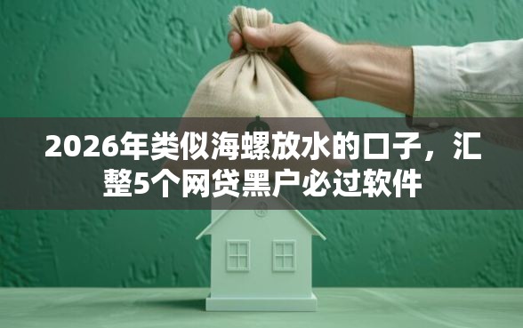 2026年类似海螺放水的口子，汇整5个网贷黑户必过软件