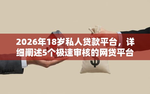 2026年18岁私人贷款平台，详细阐述5个极速审核的网贷平台
