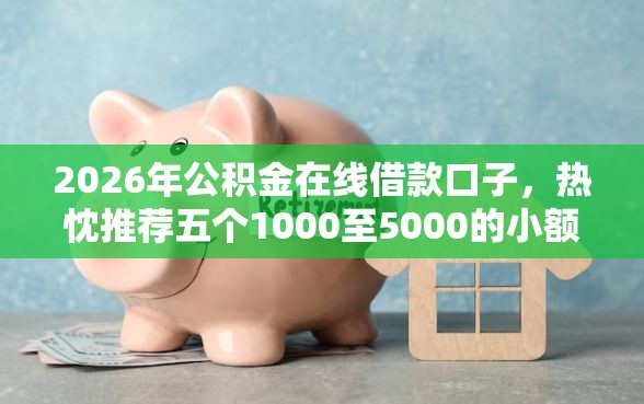 2026年公积金在线借款口子，热忱推荐五个1000至5000的小额贷款口子