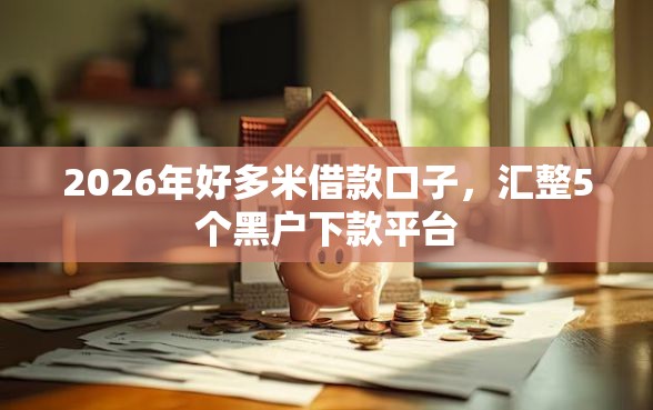2026年好多米借款口子，汇整5个黑户下款平台