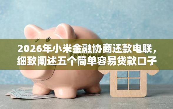 2026年小米金融协商还款电联，细致阐述五个简单容易贷款口子