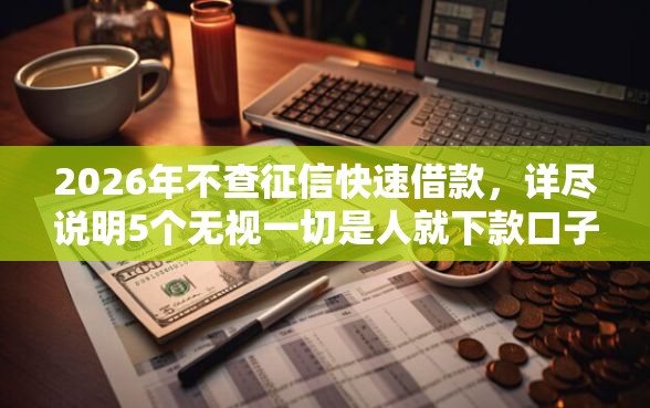 2026年不查征信快速借款，详尽说明5个无视一切是人就下款口子