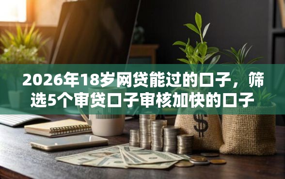 2026年18岁网贷能过的口子，筛选5个审贷口子审核加快的口子
