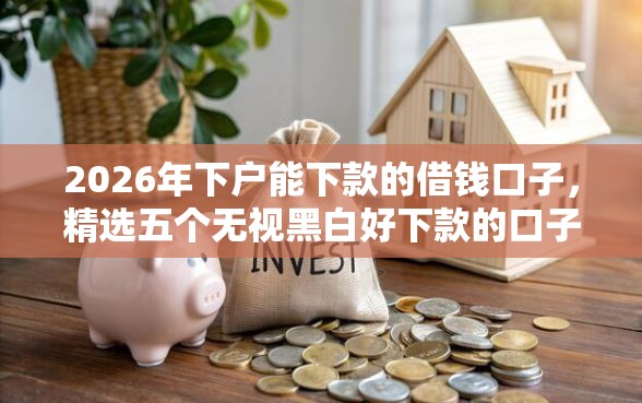 2026年下户能下款的借钱口子，精选五个无视黑白好下款的口子