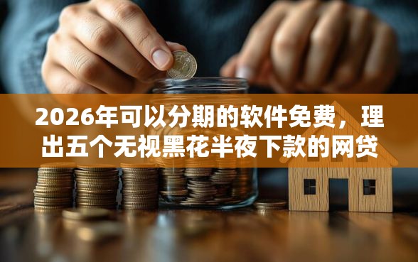 2026年可以分期的软件免费，理出五个无视黑花半夜下款的网贷平台