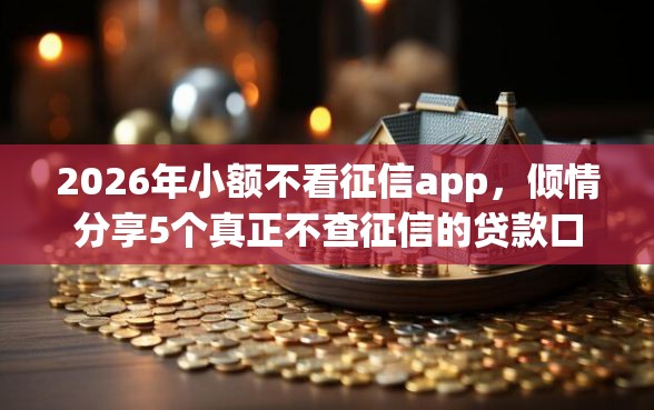 2026年小额不看征信app，倾情分享5个真正不查征信的贷款口子