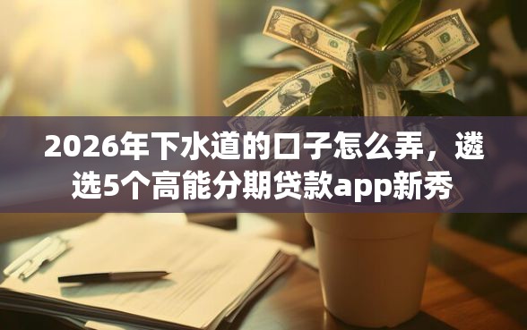 2026年下水道的口子怎么弄，遴选5个高能分期贷款app新秀