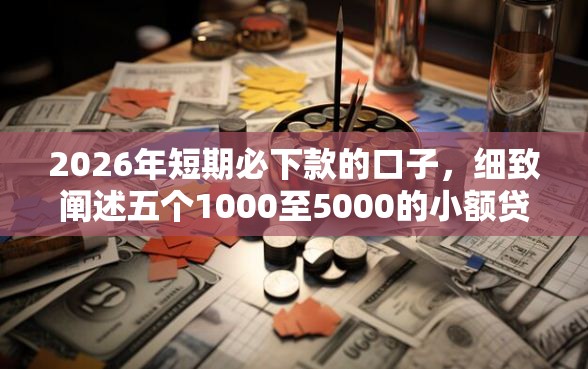 2026年短期必下款的口子，细致阐述五个1000至5000的小额贷款平台