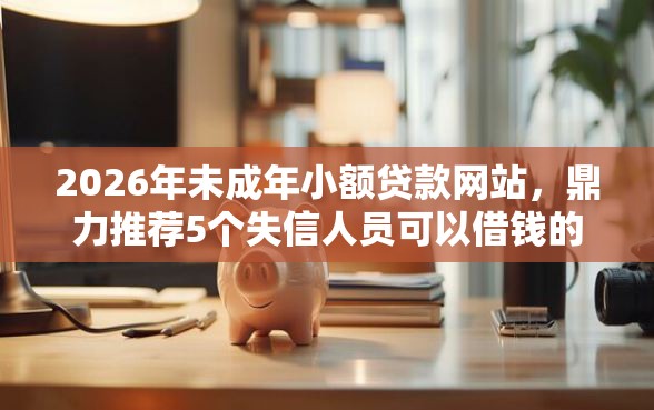 2026年未成年小额贷款网站，鼎力推荐5个失信人员可以借钱的网贷口子