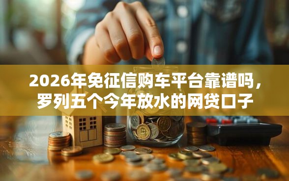 2026年免征信购车平台靠谱吗，罗列五个今年放水的网贷口子