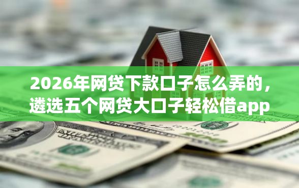 2026年网贷下款口子怎么弄的，遴选五个网贷大口子轻松借app