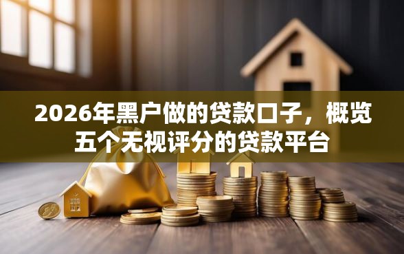 2026年黑户做的贷款口子，概览五个无视评分的贷款平台