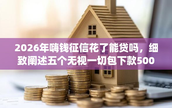 2026年嗨钱征信花了能贷吗，细致阐述五个无视一切包下款5000秒下款的app