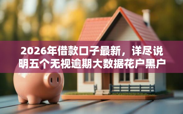 2026年借款口子最新，详尽说明五个无视逾期大数据花户黑户口子