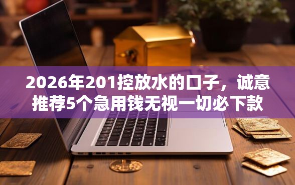 2026年201控放水的口子，诚意推荐5个急用钱无视一切必下款的口子