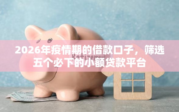 2026年疫情期的借款口子，筛选五个必下的小额贷款平台