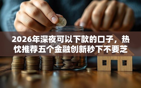 2026年深夜可以下款的口子，热忱推荐五个金融创新秒下不要芝麻分的口子