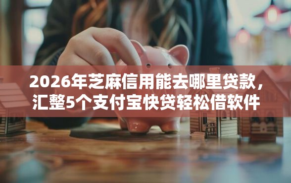 2026年芝麻信用能去哪里贷款，汇整5个支付宝快贷轻松借软件