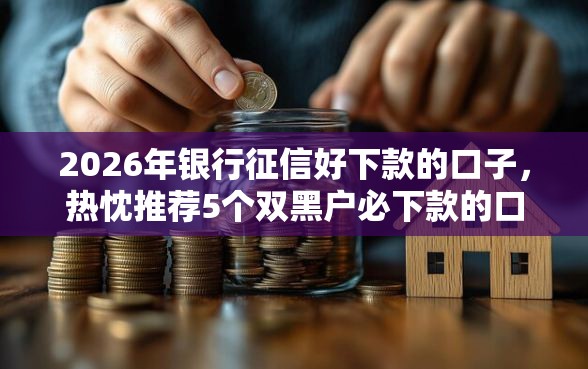 2026年银行征信好下款的口子，热忱推荐5个双黑户必下款的口子