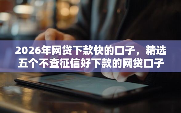 2026年网贷下款快的口子，精选五个不查征信好下款的网贷口子
