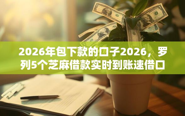 2026年包下款的口子2026，罗列5个芝麻借款实时到账速借口子