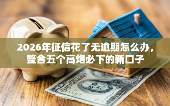2026年征信花了无逾期怎么办,整合五个高炮必下的新口子 2026年征信花了无逾期怎么办,整合五个高炮必下的新口子