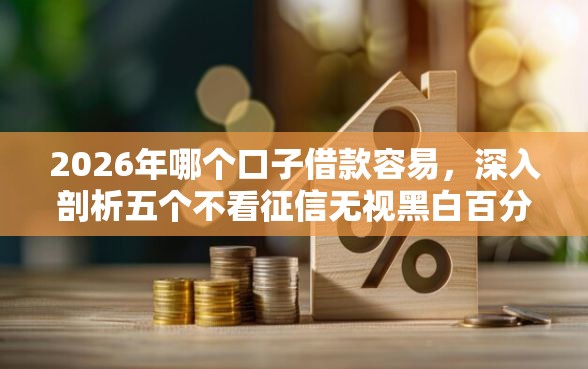 2026年哪个口子借款容易，深入剖析五个不看征信无视黑白百分百下款软件