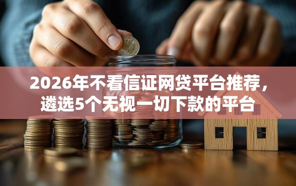 2026年不看信证网贷平台推荐，遴选5个无视一切下款的平台